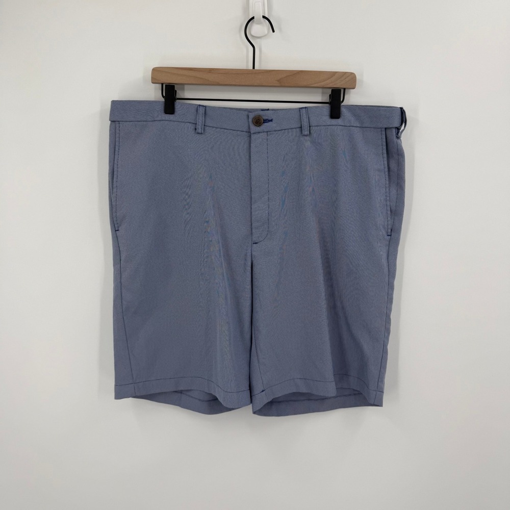 Cool 18 Pro Mens Shorts‎ Size 40 Blue Flat Front Golf Casual